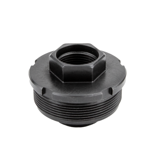 Direct Thread Adapter for HUB (1.375x24) Suppressors - 1/2x28 - Steel
