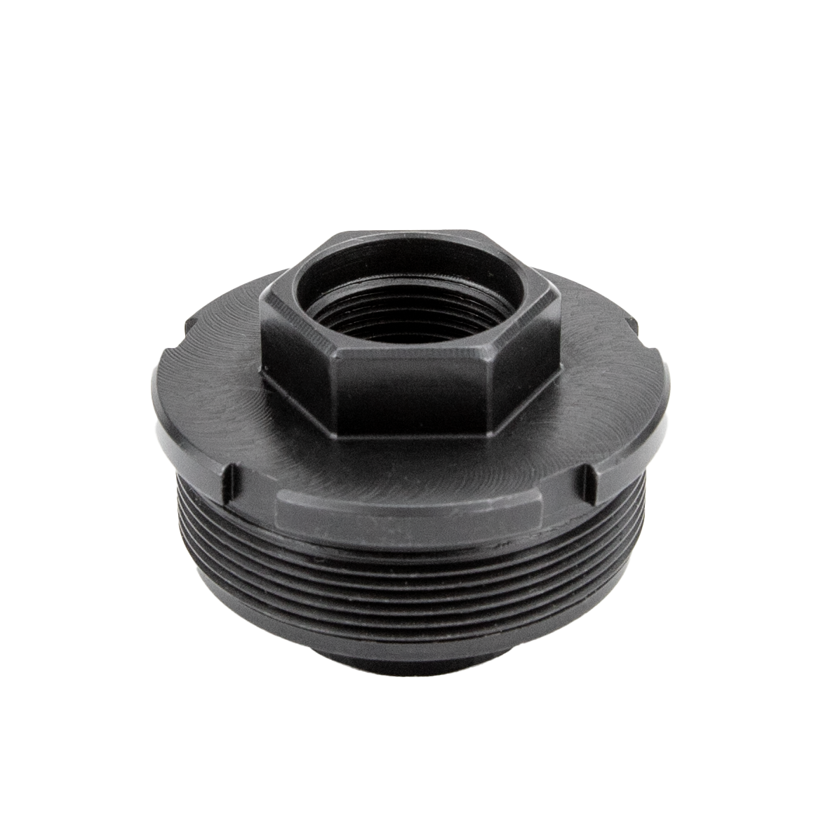 Direct Thread Adapter for HUB (1.375x24) Suppressors - 1/2x28 - Steel - Image 1