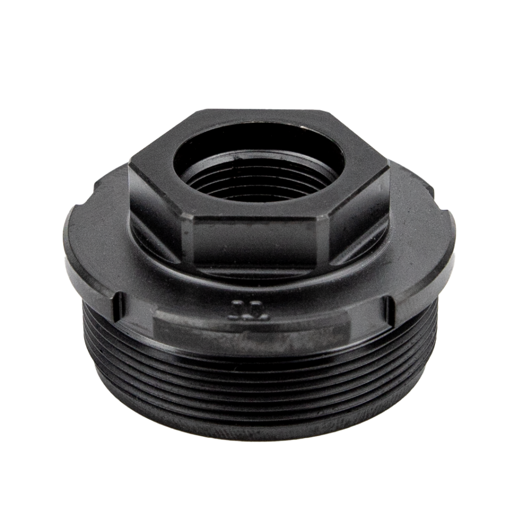 Direct Thread Adapter for HUB (1.375x24) Suppressors - 1/2-28 - Titanium