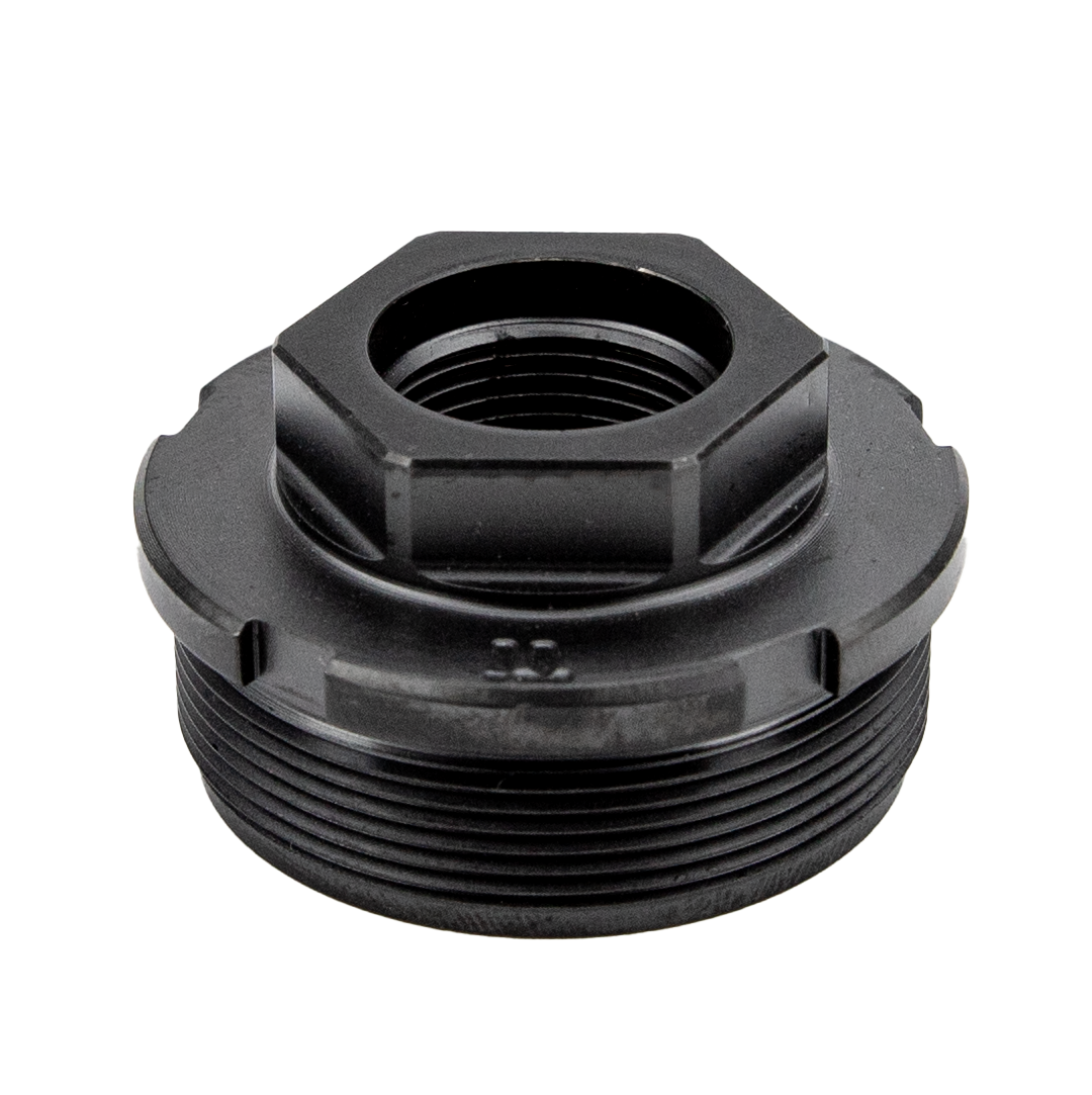 Direct Thread Adapter for HUB (1.375x24) Suppressors - 1/2-28 - Titanium - Image 1