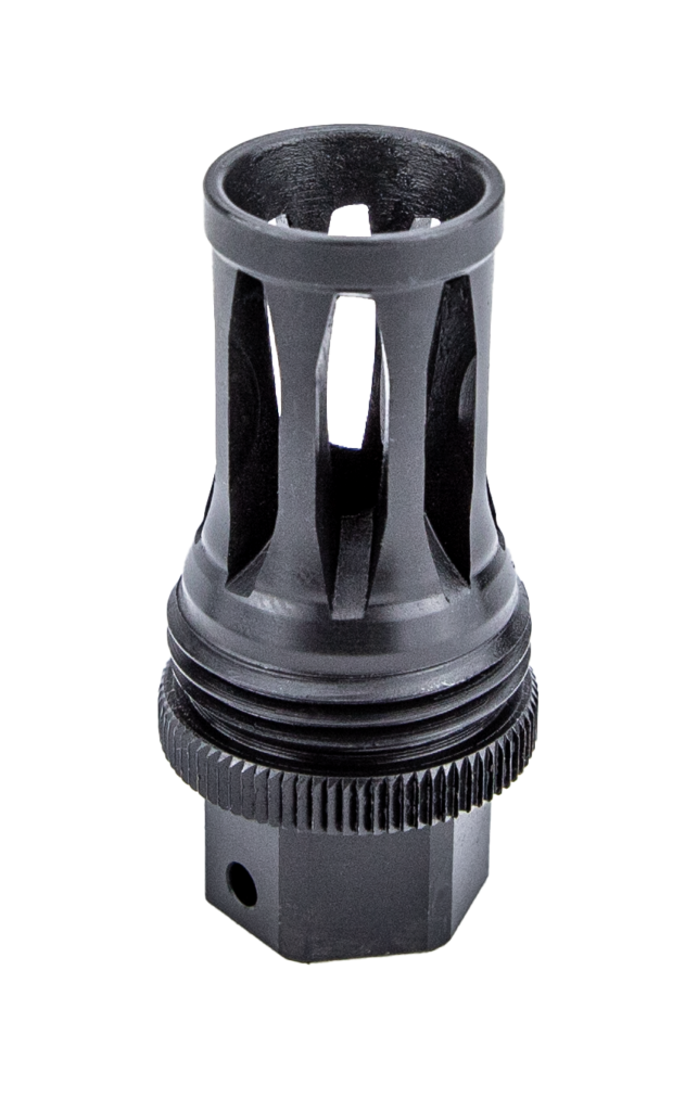 Quick Detach (QD) Flash Hider – 3/4×24 Muzzle Index (SR25) – Fits R556, R556A1, R556A2, R30A1, R30A2